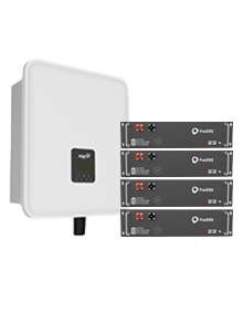 Fox Opslagpakket 10.4 kWh - Fox H3 10 kWh Hybrid + 4x HV2600 Batterij - Fox ESS