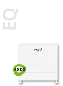 Fox EQ4800-L4 HV, 18.64kWh 1x Master 3x Slave - Fox ESS