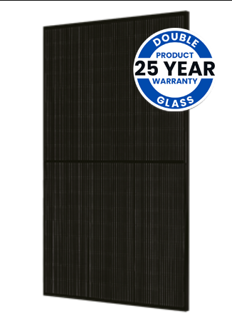 460W N-type, dual glass monofaciaal LR Traceable , 54 cells, All Black, MC4 - JA Solar