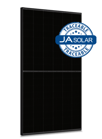 500W N-type TOPCon Traceable , dual glass bifacial, 60 cells, All Black, MC4 - JA Solar