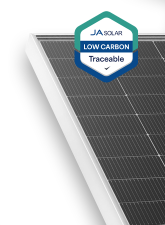 530W N-type TOPCon Traceable Low Carbon, dual glass bifacial, 60 cells, silver frame, MC4 - JA Solar