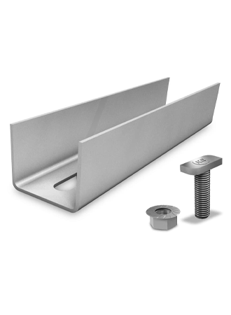 Solid Rail UL+L Rail Connector Set - K2