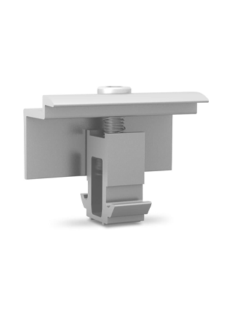 DomeClamp end clamp set Silver 30-50 mm set - K2