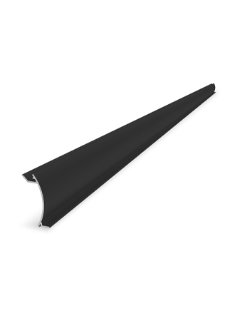 NSP - InsertionRail 2.0 Cover 30; 2.85 m Black - K2