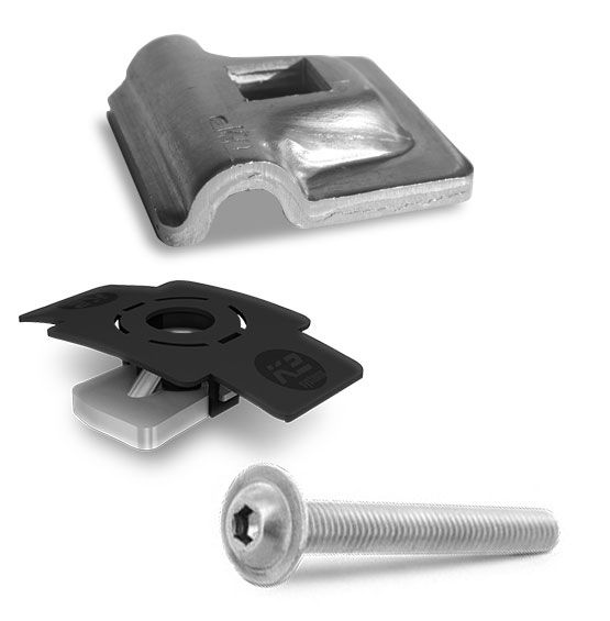 Lightning protection clamp 8mm Set - K2