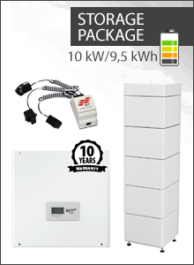 10kW Inverter + 9.5kWh Battery Package - RCT Power