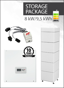 8kW Inverter + 9.5kWh Battery Package - RCT Power