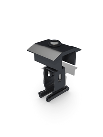 Middle Clamp+ 31 - 51mm Black  - Renusol