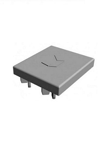 End Cap mounting rail 41X35 grey (1 piece) - Renusol