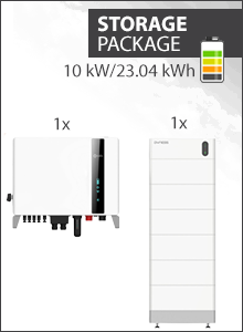 23.04 kWh Storage Package - Solis S6-EH3P-10K + 6x Dyness Tower Pro - Solis