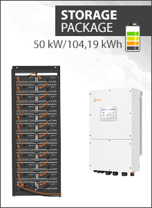 Solis S6 3PH 50kW & Pylon Powercube M1 104.19kWh Package - Pylontech