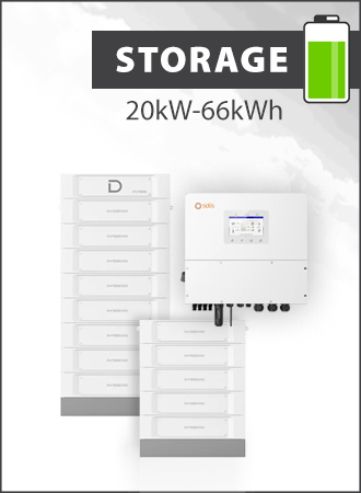 Solis S6 EH3P20K-H-EU and Dyness Stack 100 66 kWh storage package - Solis