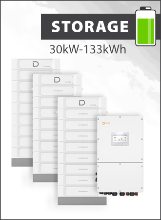Solis S6 EH3P30K-H-EU and Dyness Stack 100 133 kWh storage package - Solis